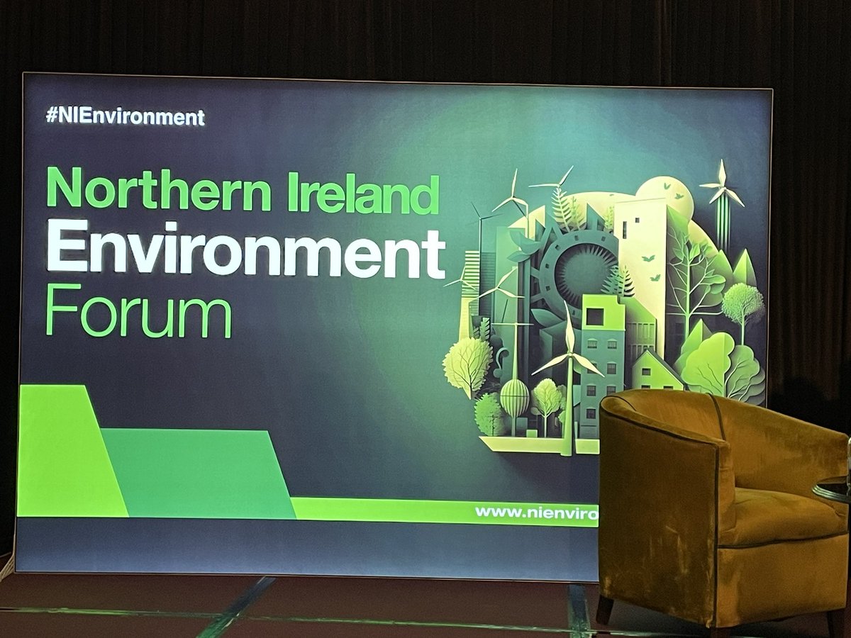 AFBI_CEO's tweet photo. Really good to be attending Northern Ireland Environment Forum 2024 - many challenges but also huge optimism and opportunities to improve NI environment. Work of @AFBI colleagues key in helping address many of the current challenges. #NIEnvironment https://t.co/9YOlKhoteo