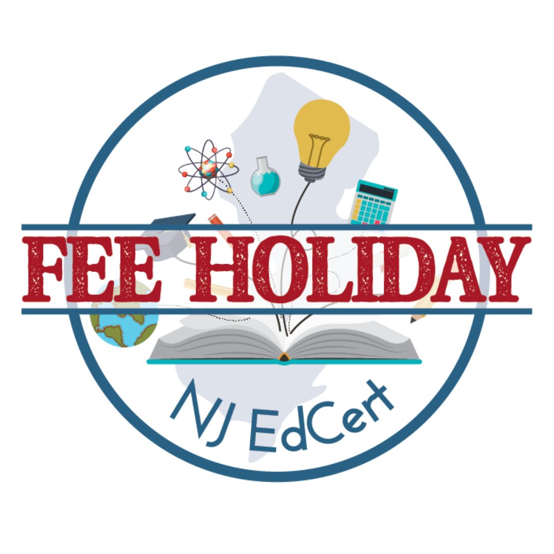 Looking to learn more about how to waive educator certification fees during the @NewJerseyDOE Certification Fee Holiday running through 6/30/24? Learn more about the fee holiday submission process here: bit.ly/3sJDoLd #FeeHoliday #GoodNewsInNJSchools