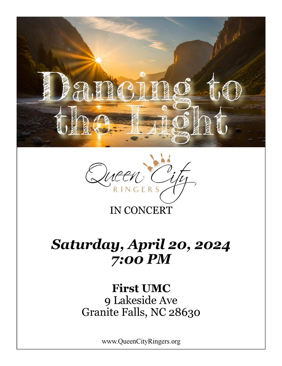 QueenCityRinger's tweet photo. We have 2 concerts this weekend! Saturday we are performing at First UMC Granite Falls. Sunday we are performing at our host church, St. Mark’s Lutheran. We hope you can join us!
#QueenCityRingers https://t.co/t8QaroAXPP