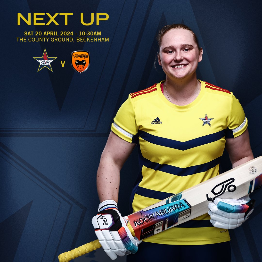 The Rachael Heyhoe-Flint Trophy is back!🤩 🆚 @southernvipers_ 📍 The County Ground, Beckenham 🗓️ Saturday 20th April ⏰ 10:30am Entry to all our home Beckenham fixtures in 2024 is free! ➡️ southeaststars.com/fixtures/