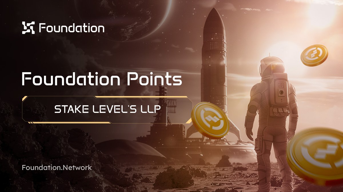 🌟Did you know that staking 1 Level Finance LLP token will earn you 0.03 Foundation points per hour - 3 times higher than staking $LVL? 👉Here’s how to start: 📌Step 1: Get some LEVEL LLP tokens Visit Level docs for detailed instruction docs.level.finance/tutorials/liqu… 📌Step 2: Visit