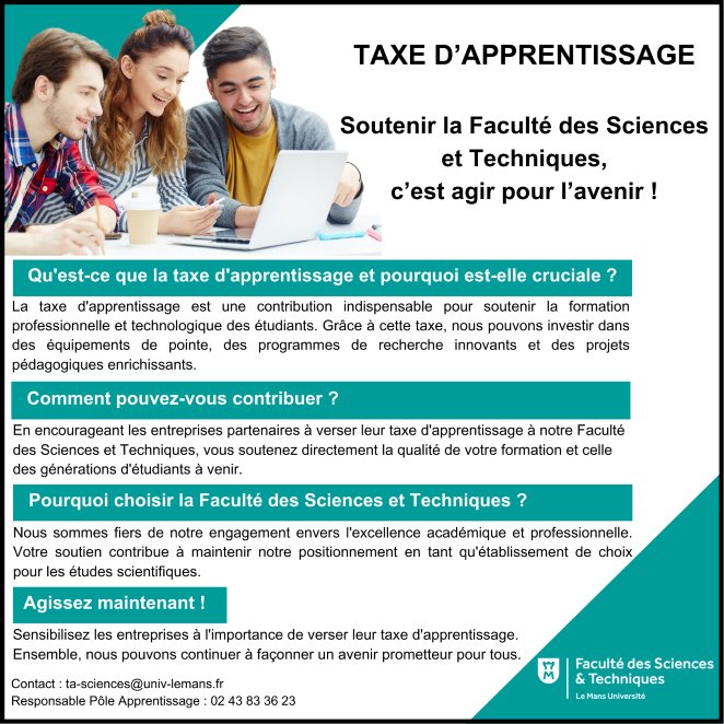 UFR Sciences et Techniques du Mans (@ufr_st_lemans) on Twitter photo 