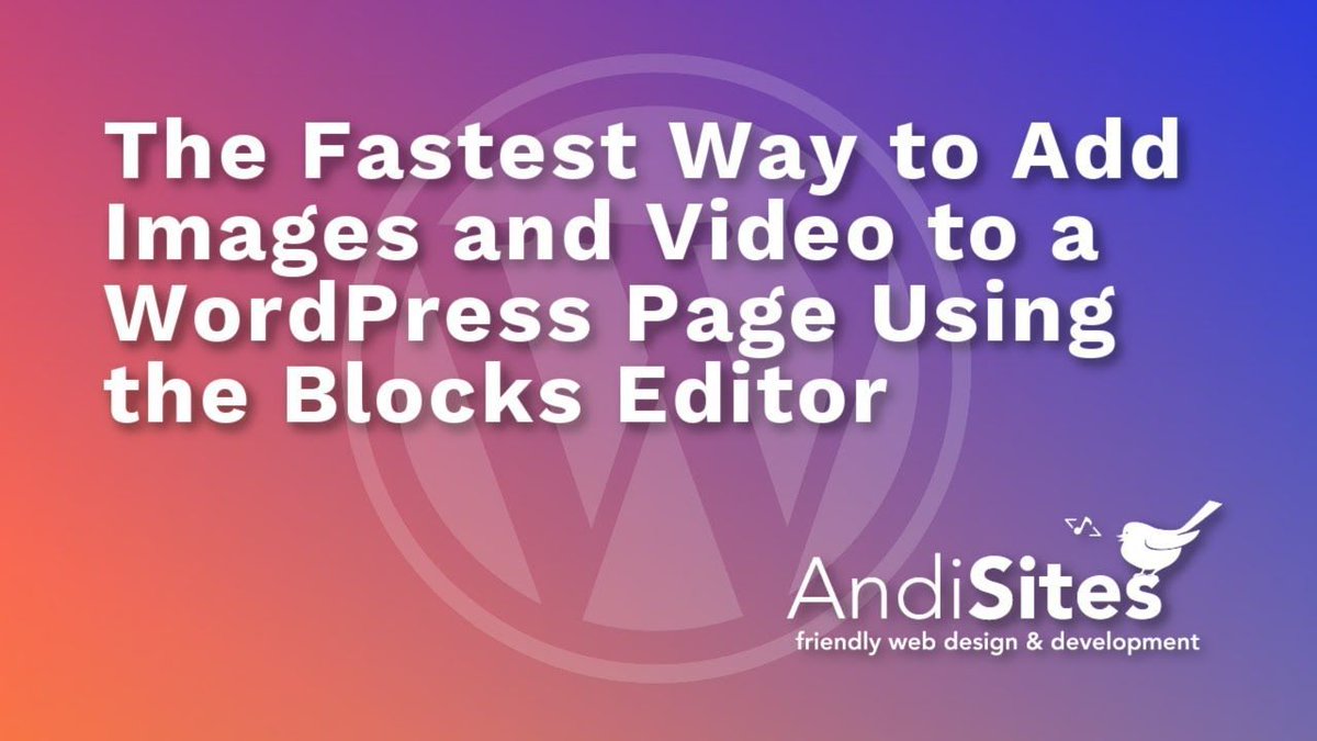 Did you know that you don't have to add image and video blocks in WordPress Blocks editor in order to add image and video to your page? Watch our video: youtube.com/watch?v=O9MzJe… 

#wordpresswebsite #wordpresswebsites #wordpresstips #andisites #wordpressblocks