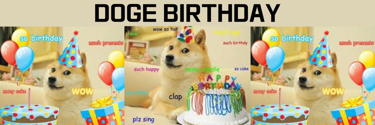 dogebday's tweet photo. Gonna launching $DB #DOGE BIRTHDAY.
coming soooon https://t.co/waexWXUfOy