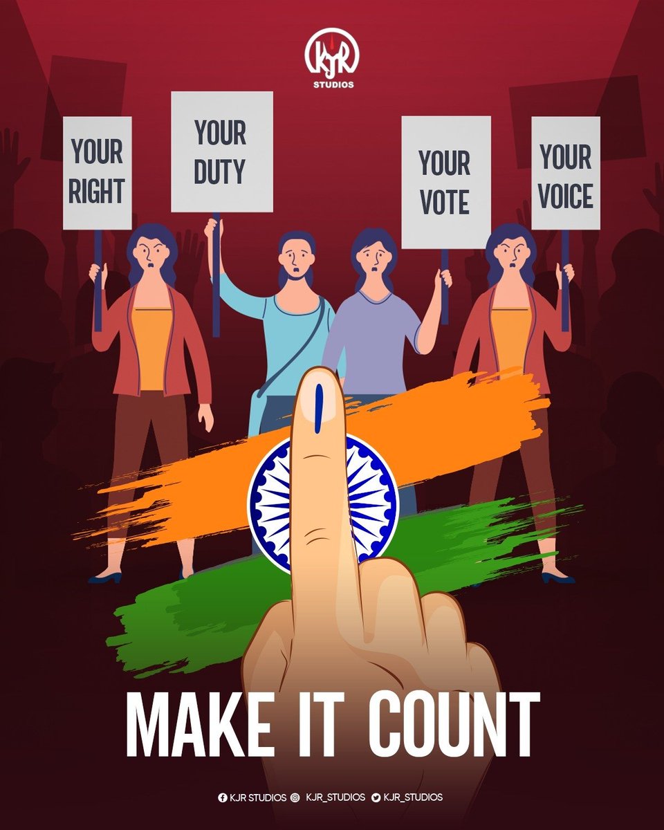 Your vote. Your Voice.

Make it count! 

#Vote #Elections2024