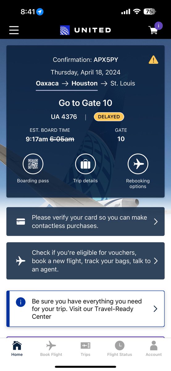 bkcbailey's tweet photo. When ur international 6:30am flight is delayed by +3hrs but u didn’t find out until 4am when ur already at the airport &amp; then u c that ur supposed to board in 40minutes but the plane is 80minutes away. And now ur going to miss ur connecting flight. Really on top of it @united https://t.co/XjFZhbIUXR