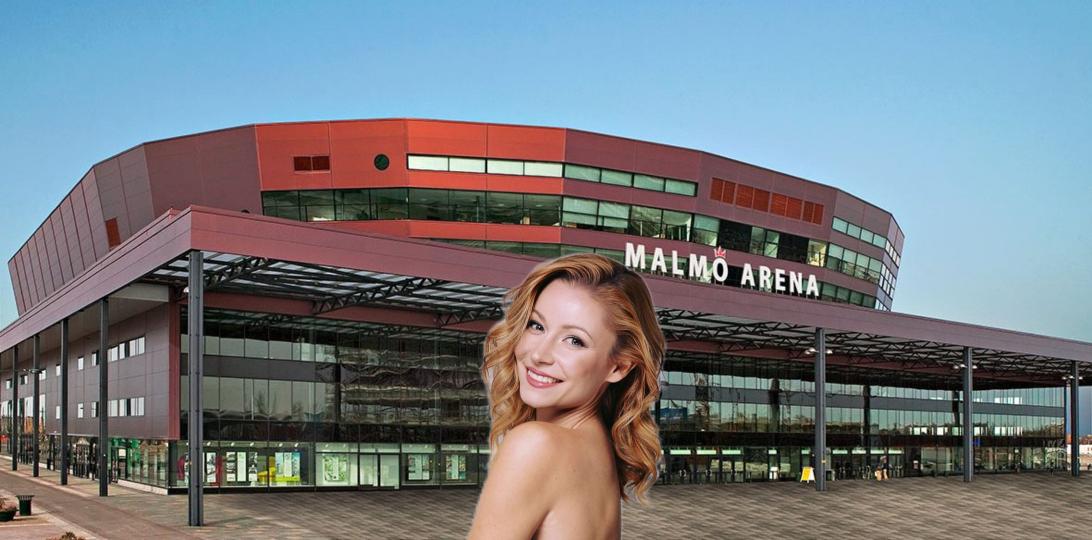 Kaleen has just arrived at Malmö Arena to undertake all 37 stand-in rehersals of this year.