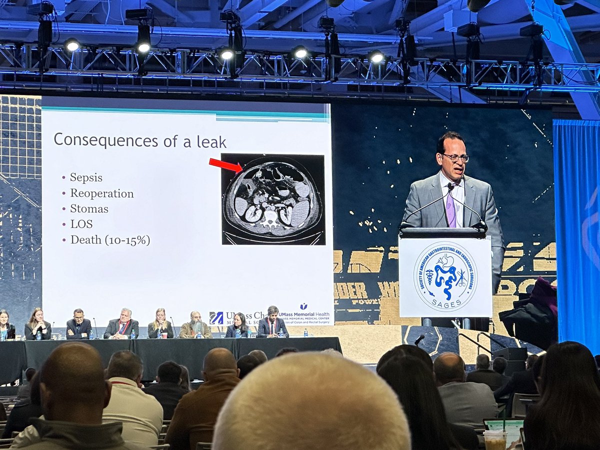 Diagnosis of anastomotic leak. <a href="/SAGES_Updates/">SAGES is in Tampa in 2026!</a> #SAGES2024