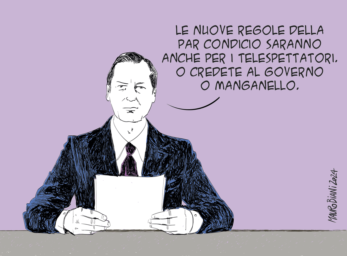 #parcondicio #GovernoMeloni #tv #manganello 
Le nuove regole.
Oggi su @repubblica