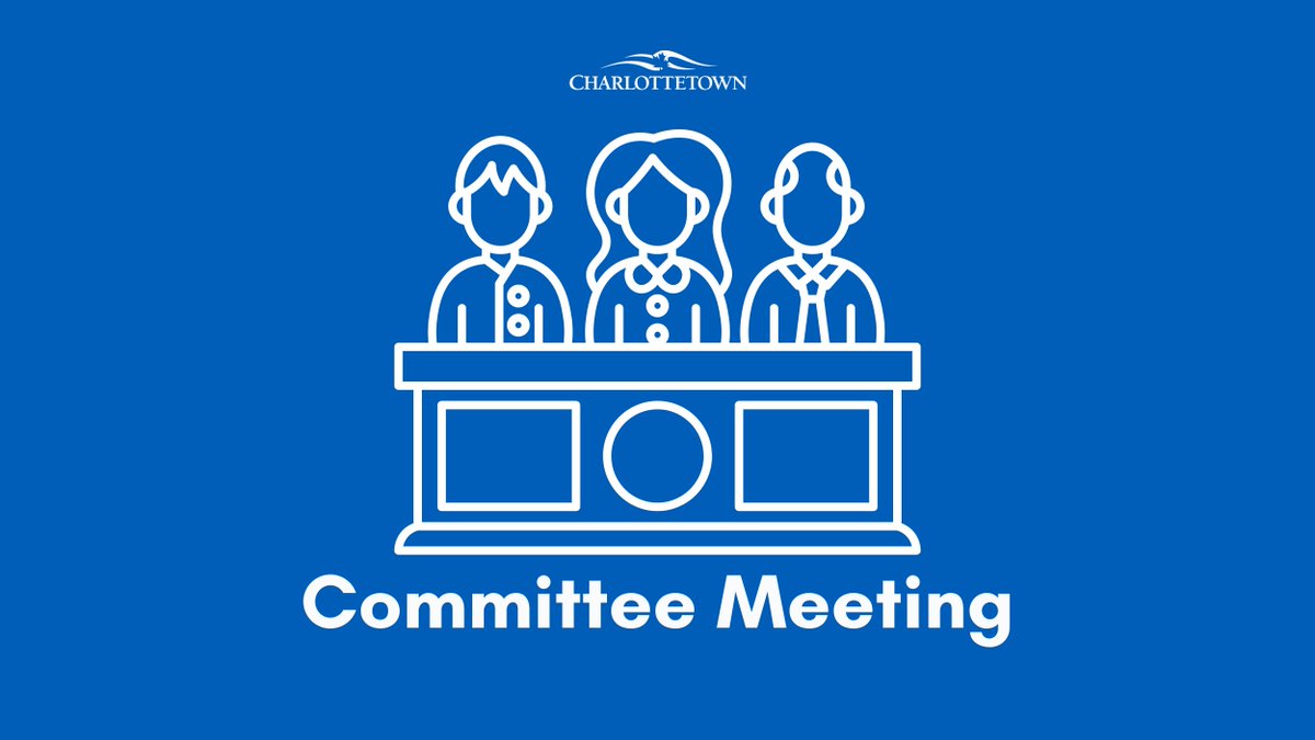 There will be a Youth Engagement Committee Meeting today at 5pm in the Parkdale Room, City Hall, 199 Queen St. You'll find a copy of the agenda on our website: charlottetown.ca/agendas