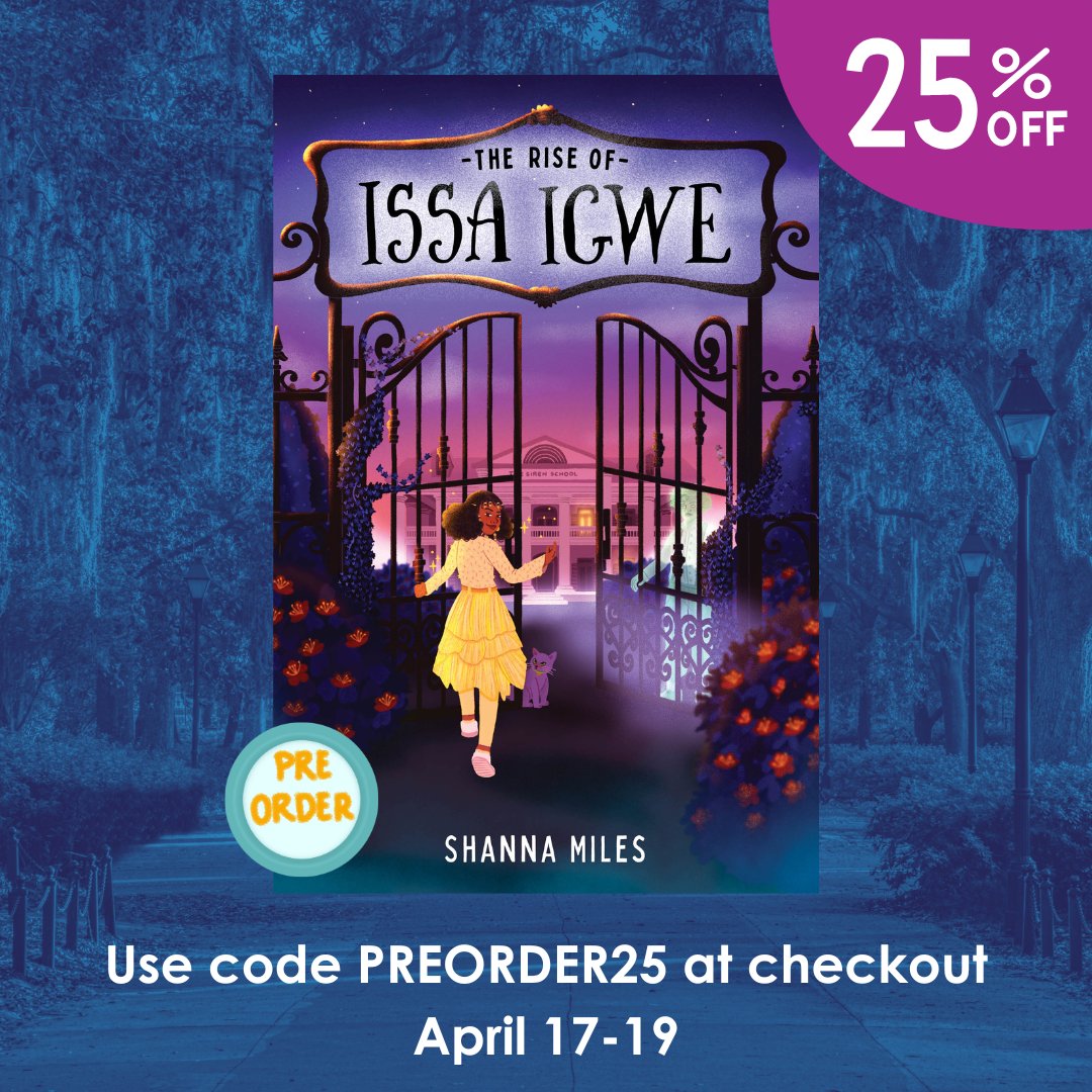 Barnes and Noble has a pre-order sale going on and you can get 25% off! Check out Book 2 of the Tatterly series: The Rise of Issa Igwe 🎶Singing Sirens 🐍Child Eating Serpents 👻Ghost Boys ☠Zombie Girls 🥒Magical Kool-Aid Pickles barnesandnoble.com/w/the-rise-of-…