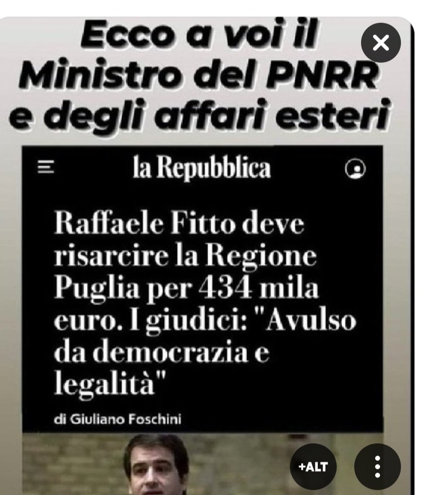 @RaffaeleFitto @GiorgiaMeloni Con fitto mi sento più tranquillo