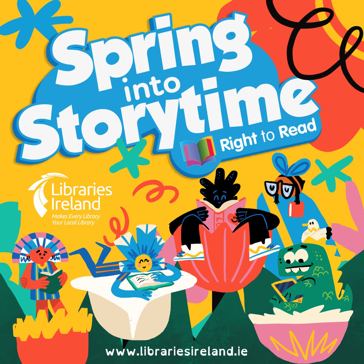 #SpringIntoStorytime folks! Check in with your local library to see what is happening during the month of April for Spring into Storytime! kildarecoco.ie/library/Librar…