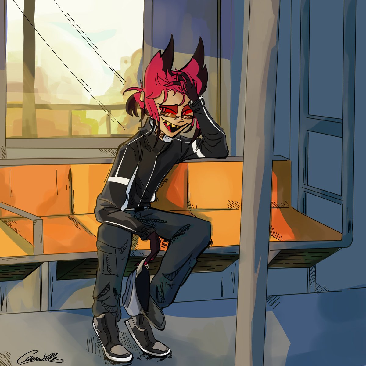 KKChamel's tweet photo. Streetwear Alastor? 🔥
#HazbinHotelAlastor #hazbinhotel https://t.co/AA10dcCRnR