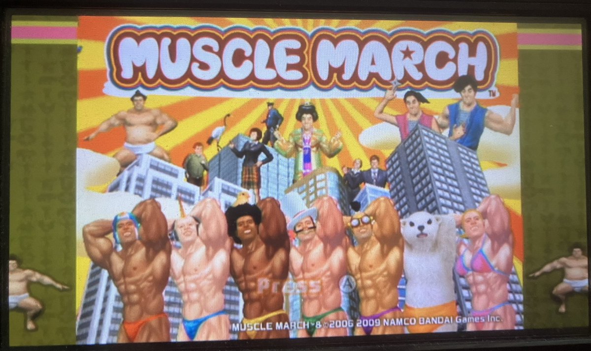 bitvivo's tweet photo. #MuscleMarch #Namco Uno de los juegos que más me divierten en la Wii https://t.co/u2EF35oOYn