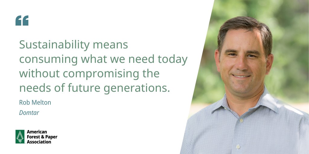 Rob Melton, Senior Vice President, Pulp and Paper – Commercial at @DomtarEveryday is a third generation in our industry. He is proud to work for a company that produces sustainable and essential products. bit.ly/3U3SoPs