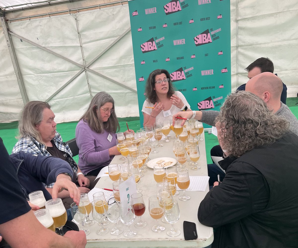 It’s almost time to dish out the Golds at SIBA South West Independent Beer Awards 2024. Final judging almost complete… @MaltingsFest