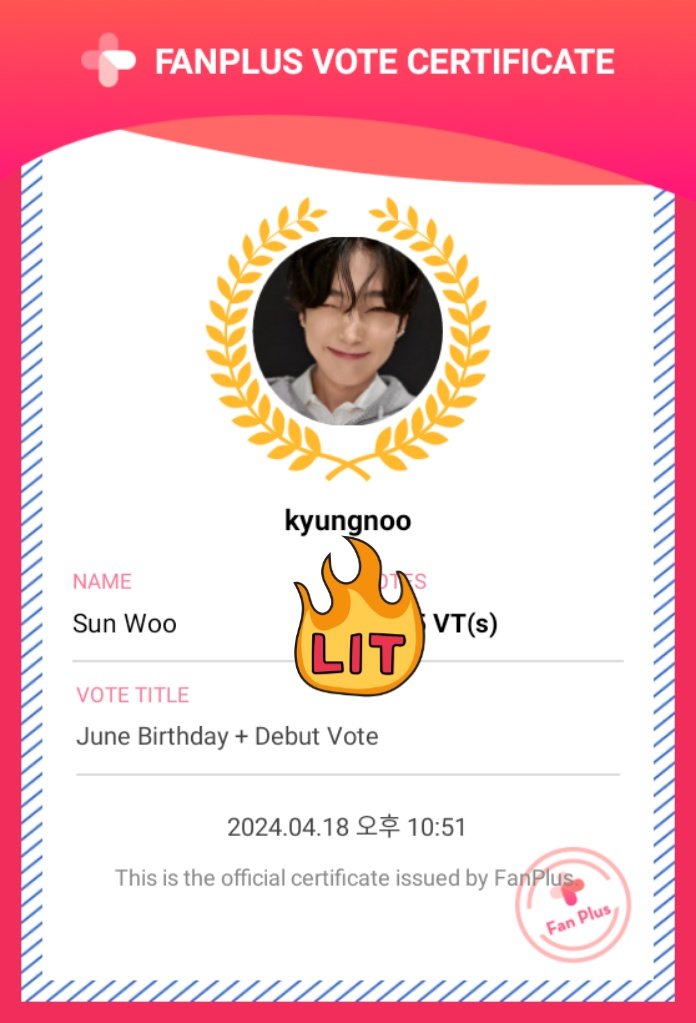 _kyungz_proof's tweet photo. #Voting_Proof

20240419 | FANPLUS voting proof for #SUNOO

casted 15 vts. cast yours now!
#AllForSunoo https://t.co/Kq75rRa5At