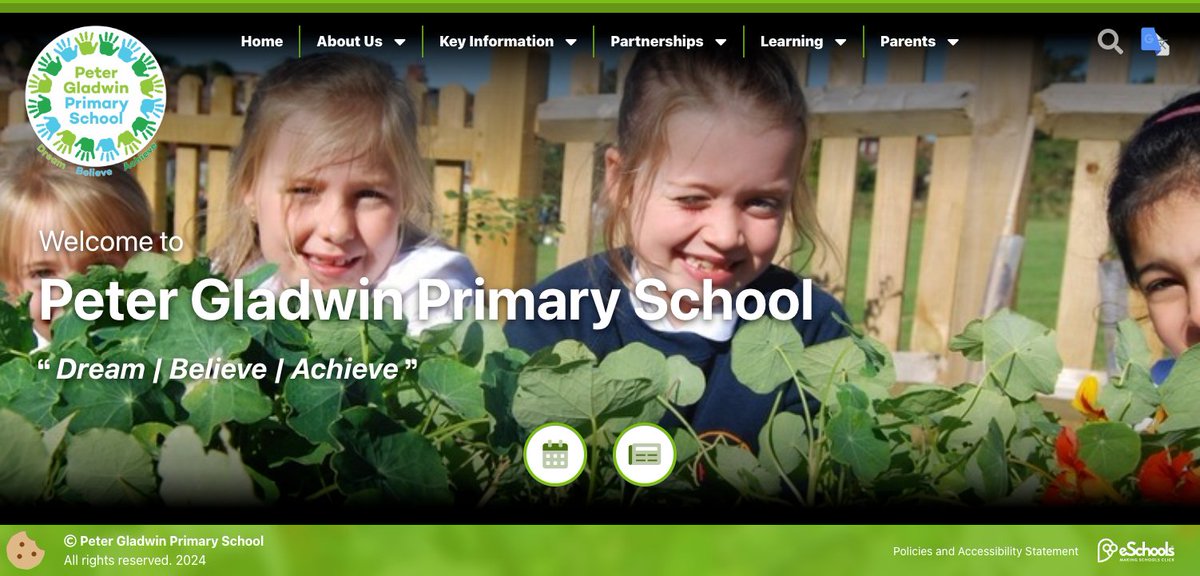 New website for Peter Gladwin Primary! Is your school looking for a new #schoolwebsite? Book a free consultation today! Contact sales@eschools.co.uk #websites #beseen #edtech