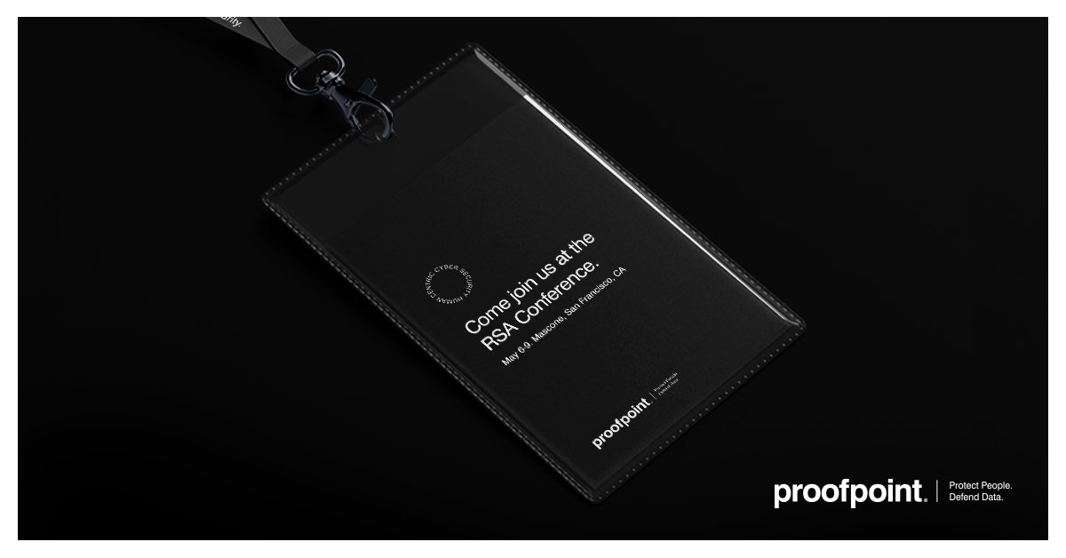 garysharp65's tweet image. We’re taking human-centric cybersecurity to @RSAConference 2024 and you’re coming with us!

Get your hands on one of @Proofpoint&apos;s Free Expo Passes or discounted Exhibit Hall passes at our website. #RSAC

 bit.ly/3vXaxF9