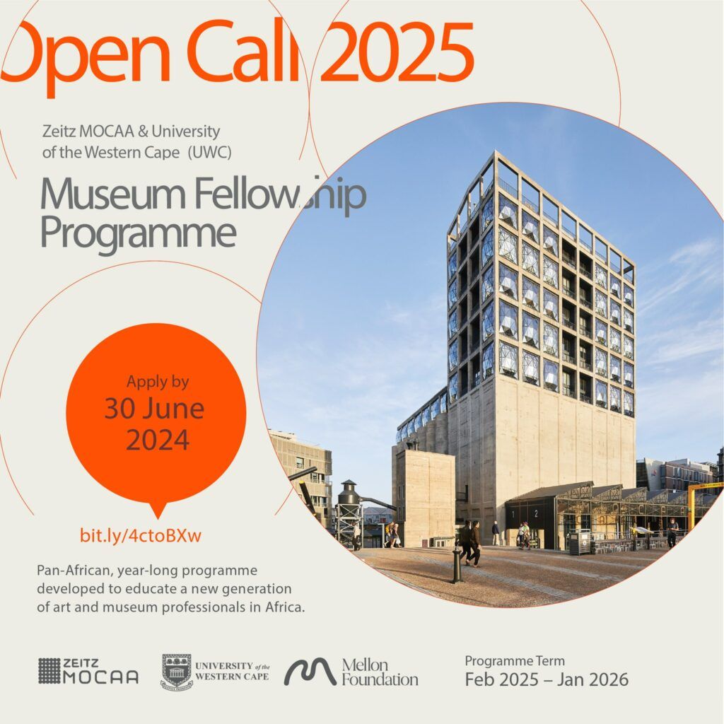 We are pleased to announce an open call for a year-long museum fellowship programme developed by UWC and Zeitz Mocaa to educate a new generation of art and museum professionals in Africa. Deadline: 30 June 2024 buff.ly/3Q4jhjN