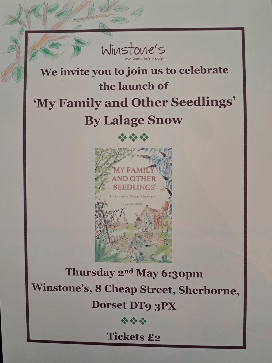 Winstone Books Sherborne (@winstonebooks) on Twitter photo Event time! We're celebrating the new book from Lalage Snow, author of the excellent 'War Gardens', in the shop on May 2nd. Tickets from us in the shop or give us a call 01935 816128 <a href="/sherbornetimes/">Sherborne Times</a> <a href="/DorsetMag/">Dorset Magazine</a> <a href="/Sherlitfest/">Sherborne Lit Soc</a> <a href="/DorsetLifeMag/">Dorset Life</a> @TheGardensGroup Event time! We're celebrating the new book from Lalage Snow, author of the excellent 'War Gardens', in the shop on May 2nd. Tickets from us in the shop or give us a call 01935 816128 <a href="/sherbornetimes/">Sherborne Times</a> <a href="/DorsetMag/">Dorset Magazine</a> <a href="/Sherlitfest/">Sherborne Lit Soc</a> <a href="/DorsetLifeMag/">Dorset Life</a> @TheGardensGroup