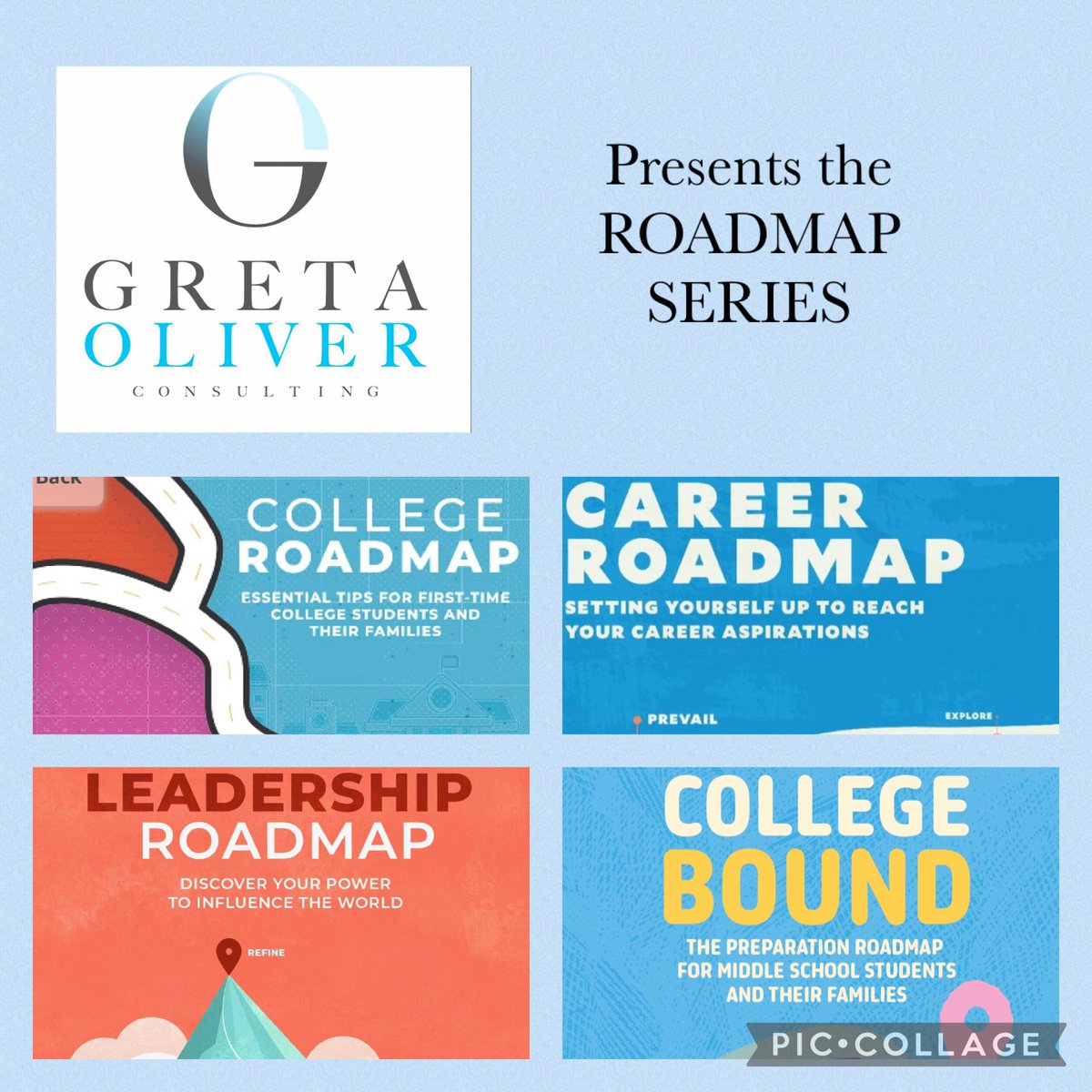 College Bound: The Preparation Roadmap for Middle School Students and Their Families, coming soon! Stay tuned! 
#roadmapseries #collegeroadmap #careerroadmap #leadershiproadmap #collegebound