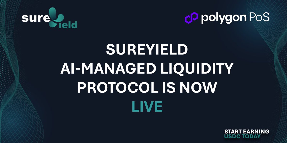 dexvraio's tweet photo. 🚀 @SureYieldcom AI-Managed Liquidity Protocol is now LIVE!
🚀 #SureYield is revolutionizing crypto-earning through double-staking which earns fees directly from V3 Liquidity pool through our AI-Managed Liquidity protocol which integrates reinforcement learning (RL) into their strategy
🔽VISIT
https://t.co/6SlEl9gXwi