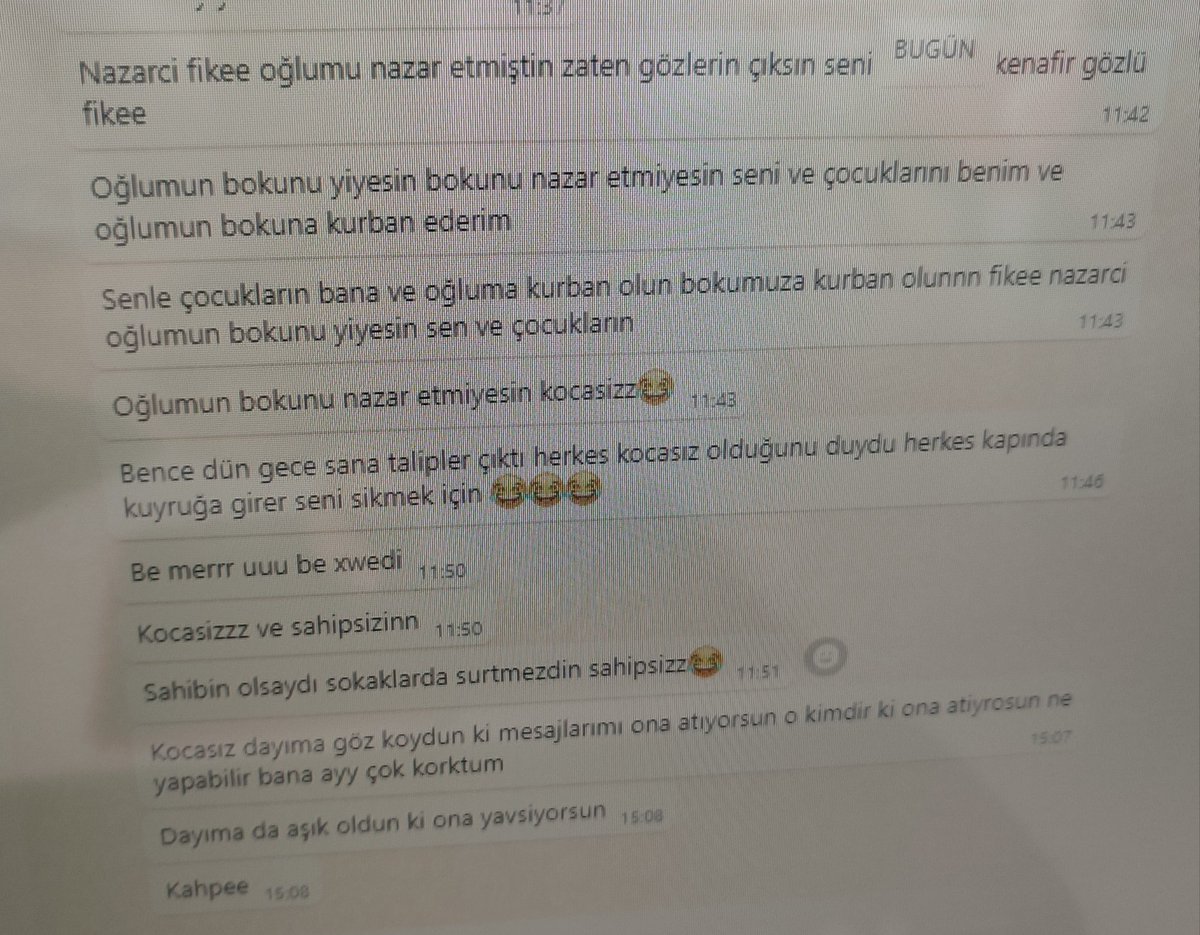 ⚠️⚠️ Diyarbakır’da iğrenç olay!

Kocası ölen bir kadın, kocasının kardeşi tarafından cinsel içerikli mesajlarla tehdit edildi.