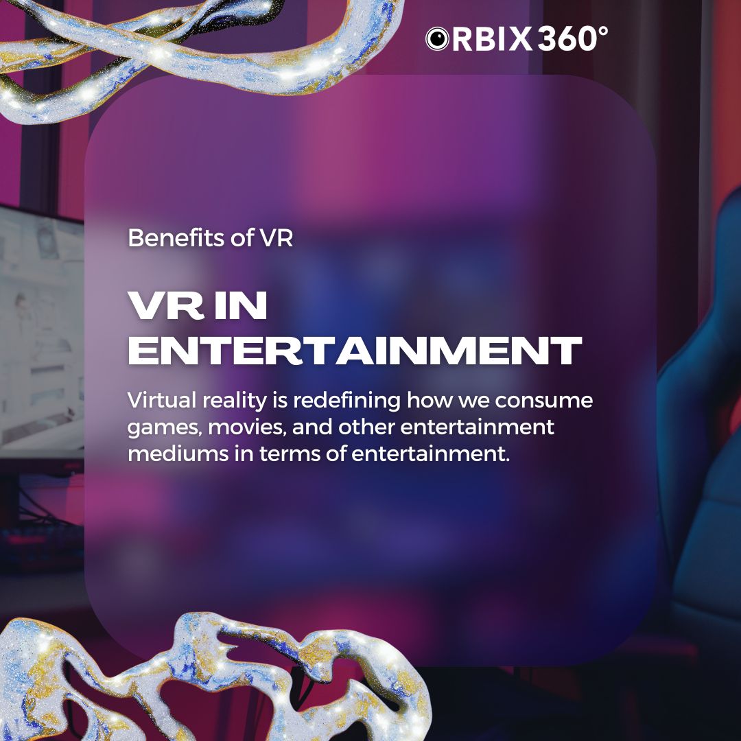 Virtual reality is also altering the way we consume media. Users can tour virtual art galleries, view movies in a virtual theater, and attend live concerts from the comfort of their homes with virtual reality headsets. 

🥽 orbix360.com

#360camera #360photos
