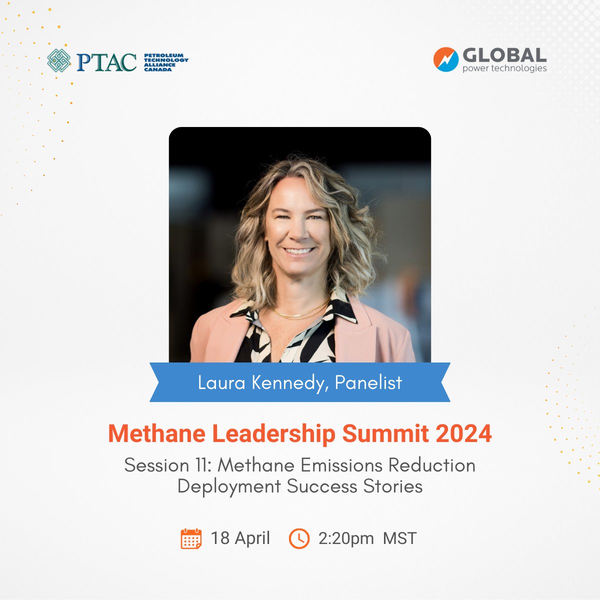 GlobalPowerTec's tweet photo. Today's the day! Laura Kennedy will be participating in a panel discussion at 2:20pm MST about "Methane Emissions Reduction Deployment Success Stories" at the Methane Leadership Summit 2024. See the full agenda here: https://t.co/nrgdR5Z7M9

#methane #emission #cleantech https://t.co/EB9XOegTgf