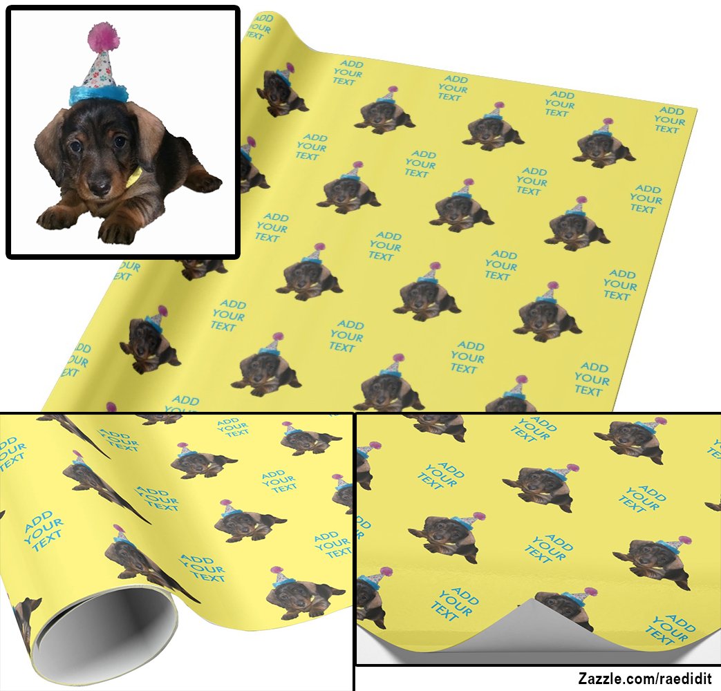 Such a cute little party pooper! zazzle.com/party_pooper_w… #Doxie #Dachshund #wirepuppy #pup #partyhat #wienerdog #hotdog #sausagedog #giftwrappaper #personalizedgift #gift  #Zazzle