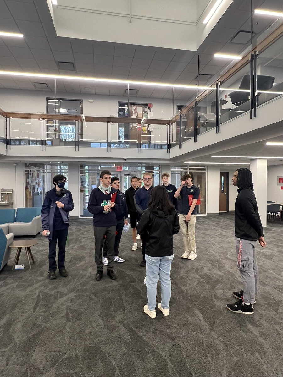 A group of students from our junior class toured @northcentralcol yesterday with Ms. Knott, getting a chance to experience college campus life. Thank you to everyone at NCC for the experience and hospitality! #RaiseTheStaNDard