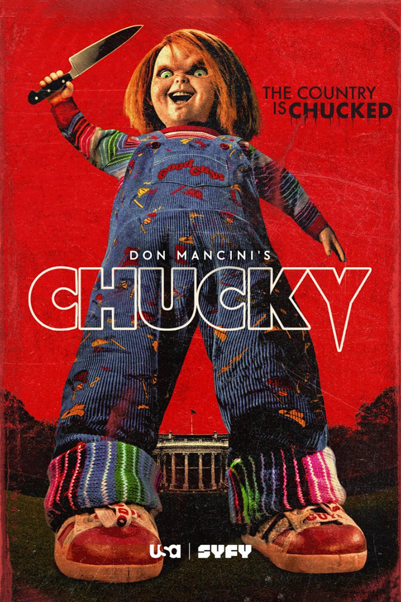Chucky 
#Chucky 
#ChuckySeason3 
#ChuckySeries 
#ChuckyTV 
Season 3 Episode 6 
'Panic Room' 
Starring the beautiful & talented @AlyviaAlynLind, #BradDourif as Chucky, @JenniferTilly, @fionadourif, etc. 
Created by @RealDonMancini. 
I love #horror, I am the HorrorLord.