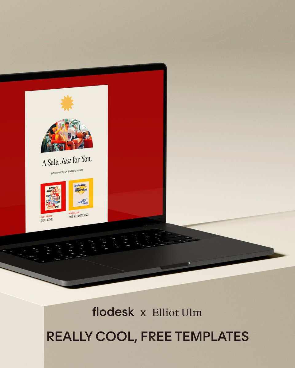 We’re continuing the template sharing excitement by bringing you 3 𝐫𝐞𝐚𝐥𝐥𝐲 𝐜𝐨𝐨𝐥 templates created by Elliot Ulm! 😎⁣⁣ ⁣⁣ Get his templates: flodesk.myflodesk.com/email-template… Learn more about Elliot: flodesk.com/blog/meet-elli…