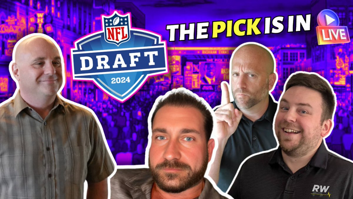 🏈 One more week to go until the #NFLDraft gets underway. The RotoWire crew will give instant fantasy football analysis LIVE! ⏰ Don't miss it: youtube.com/live/jYfsuukpD…