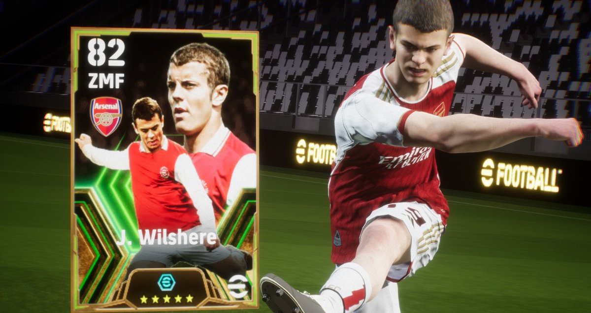 Auf meinem PC Account (RTG): Romario mit Freespin, und Wilshere gabs dann auch noch obendrauf. 

Danke sehr dafür … 🙏

#eFootball2024 #freetoplay #RTG