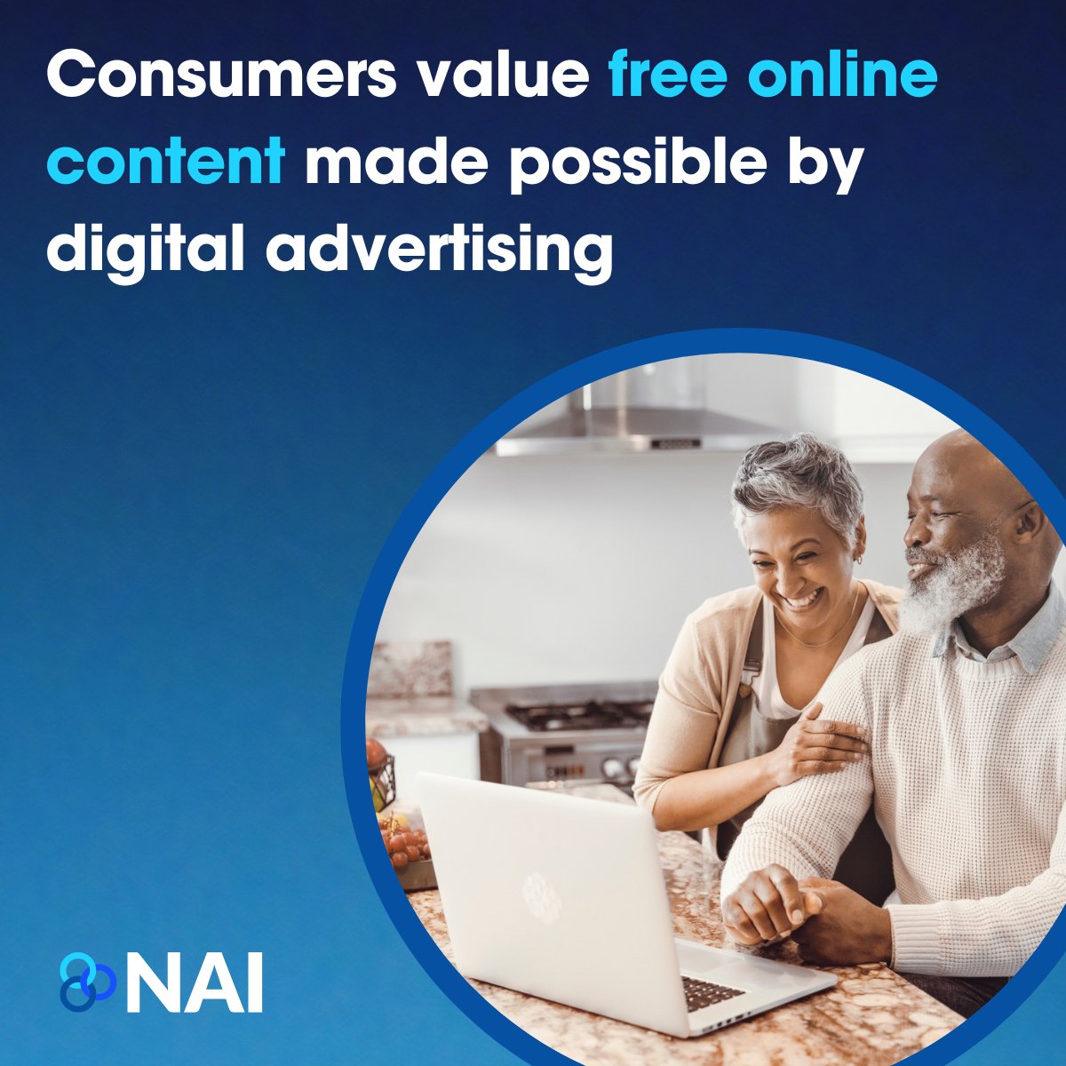 NAI member companies nurture the long-term health of the online ecosystem by providing the foundation for a thriving and diverse market of ad-supported free content and services.
