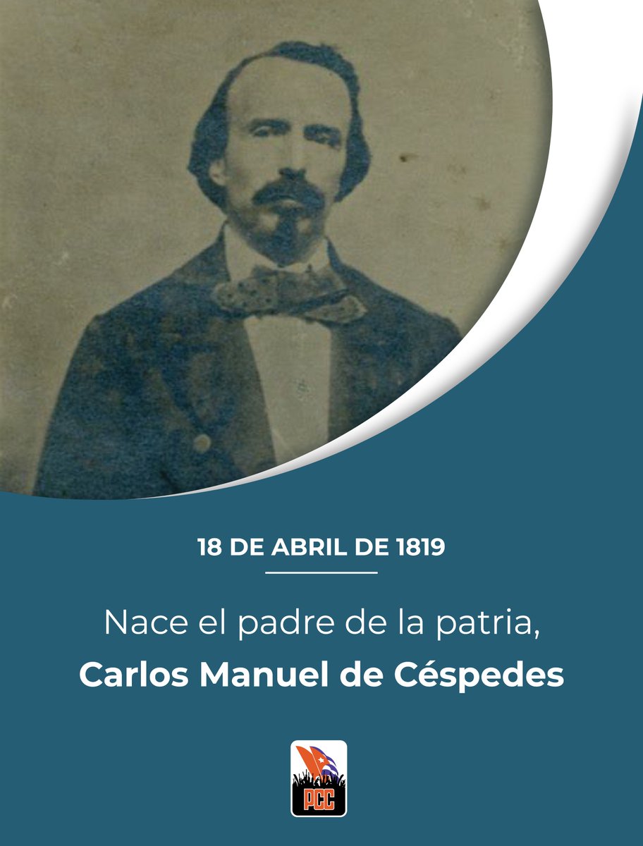 "Céspedes simbolizó el espíritu de los cubanos de aquella época, simbolizó la dignidad y la rebeldía de un pueblo —heterogéneo todavía— que comenzaba a nacer en la historia"  Fidel
#HistoriaCuba
#Cuba