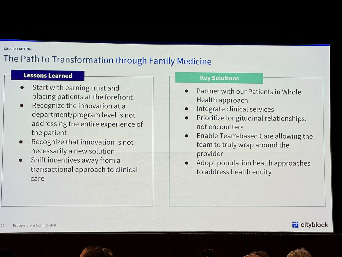 A Path to Equitable Transformation of Health through #FamilyMedicine Such a great way to kick off Day 1 AAFP NCCL @aafp @AAFP_advocacy #AAFPLEAD