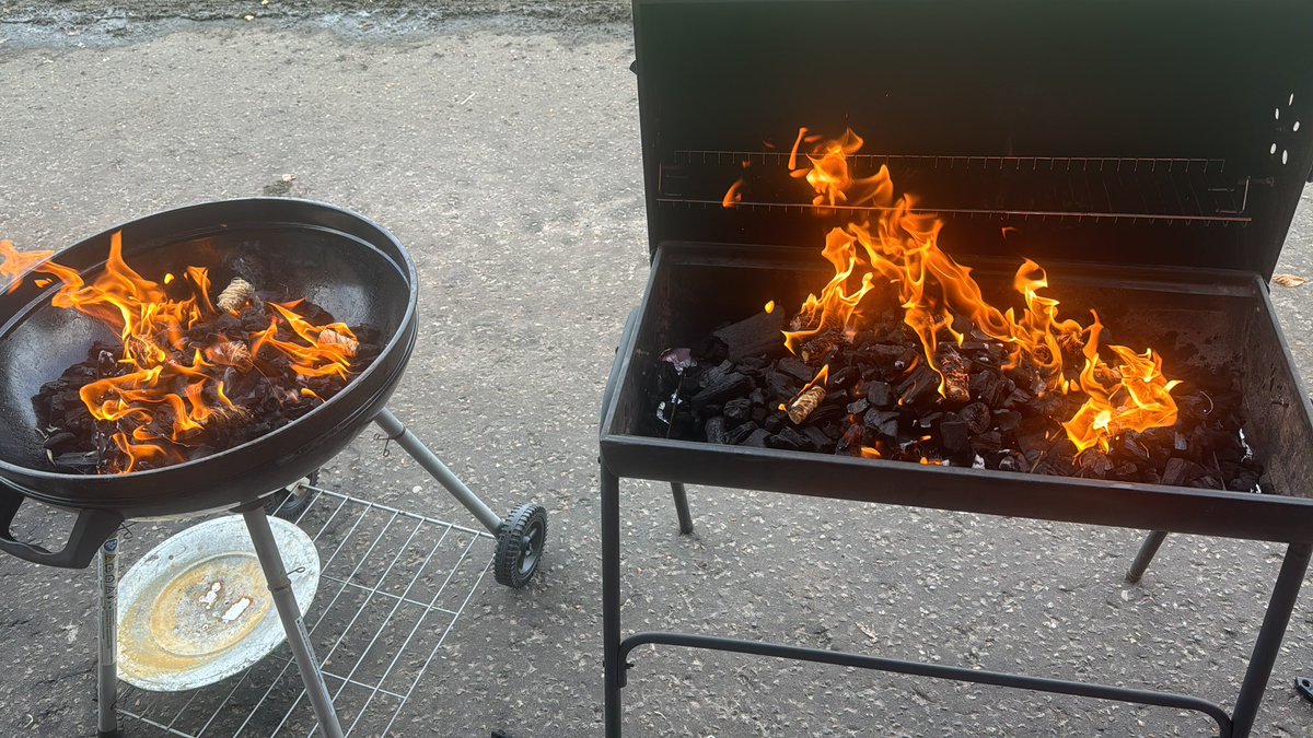 S6 Leavers - BBQ time.