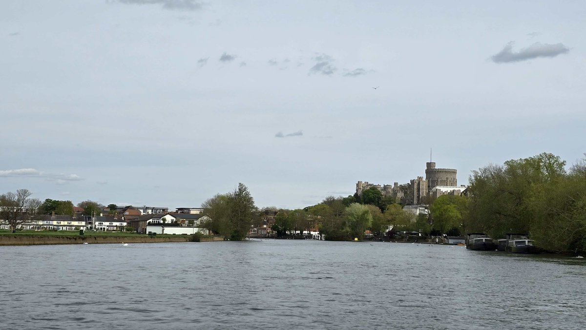 There are no moored boats on The Brocas  #Thames #boating #Eton #Windsor #WindsorCastle