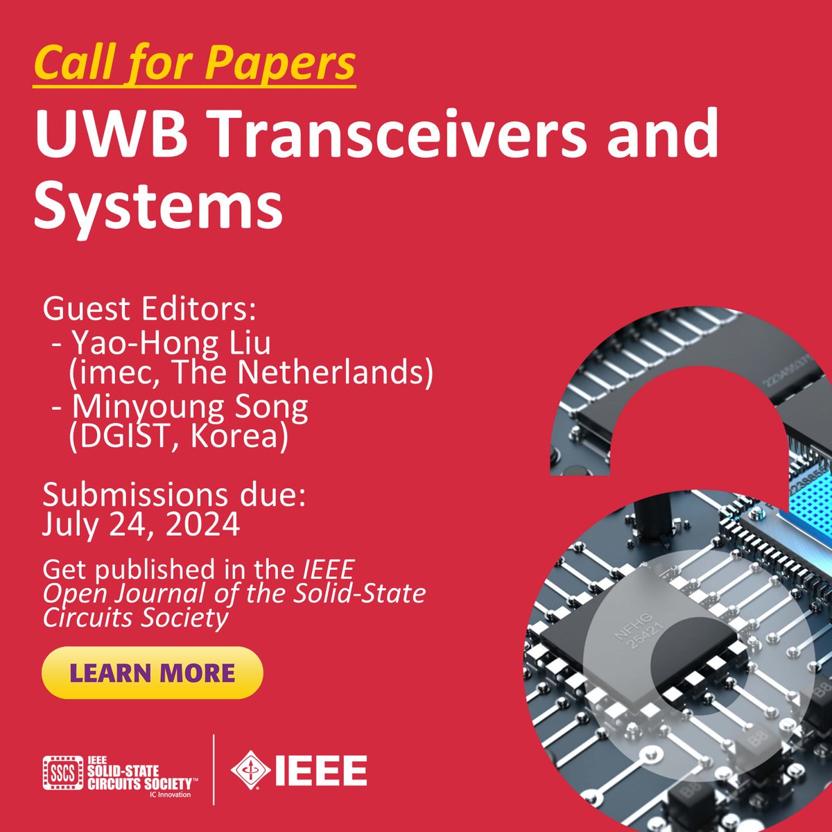 Dive into the realm of UWB Transceivers and Systems with the Open Journal of the Solid-State Circuits Society! Submit your papers for our special issue. Submissions open May 1st! Find more info here: bit.ly/43WG7iZ #CallForPapers #UWBTransceivers #IEEE