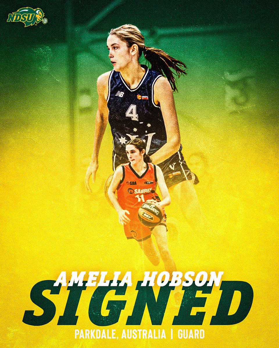𝓢𝓲𝓰𝓷𝓮𝓭! ✍️ Welcome to the Bison family, Amelia! 📰: bit.ly/49Cb6SI
