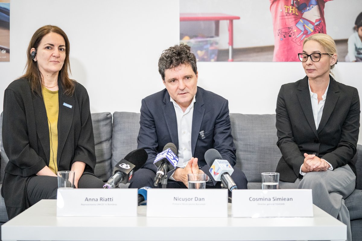 UNICEFRomania's tweet image. UNICEF and the Municipality of Bucharest inaugurated an Thursday &quot;The Magical Rainbow&quot; Respiro center, for children with disabilities and their families. Children with disabilities have the same rights as any other children.