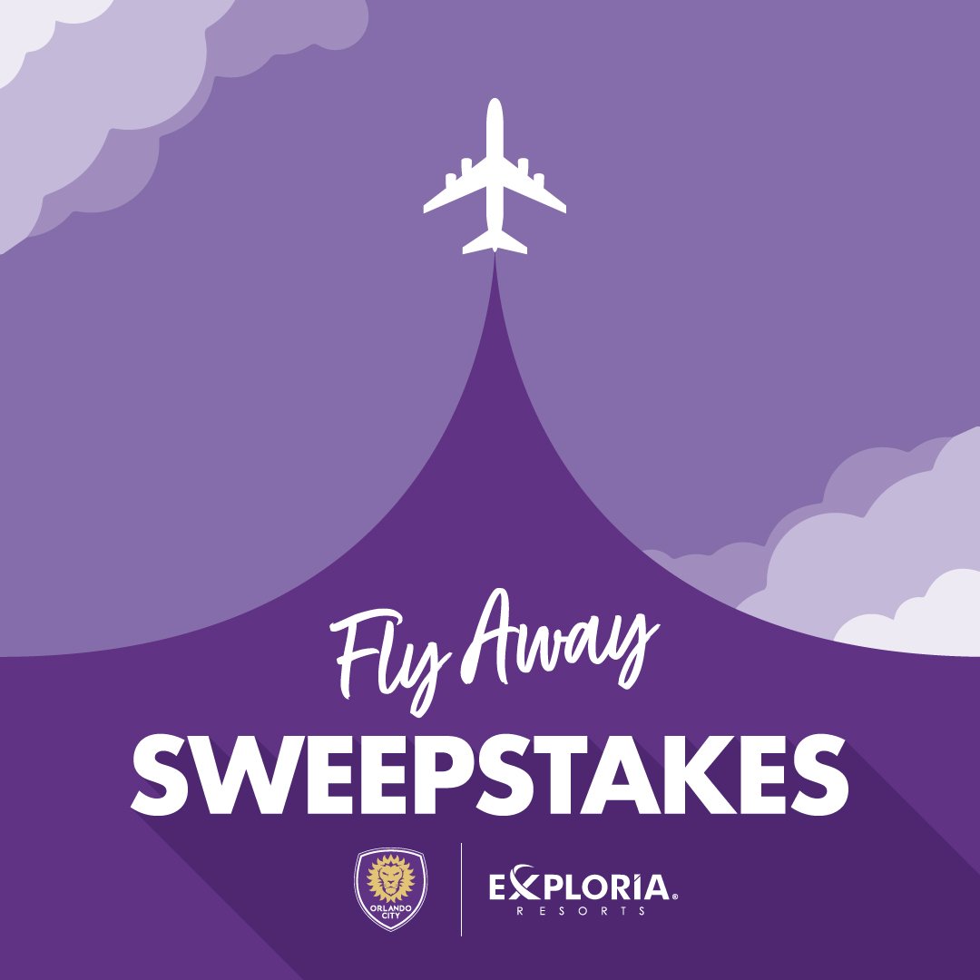 Enter our Fan Fly Away Sweepstakes for a chance to win a trip to New York City, catch the @OrlandoCitySC vs New York City FC match, and enjoy a stay on us! ✈️ Plus, $1000 spending money! NO PURCH NEC. Ends 6/4/2024. Void where prohibited. hubs.la/Q02tdSS40