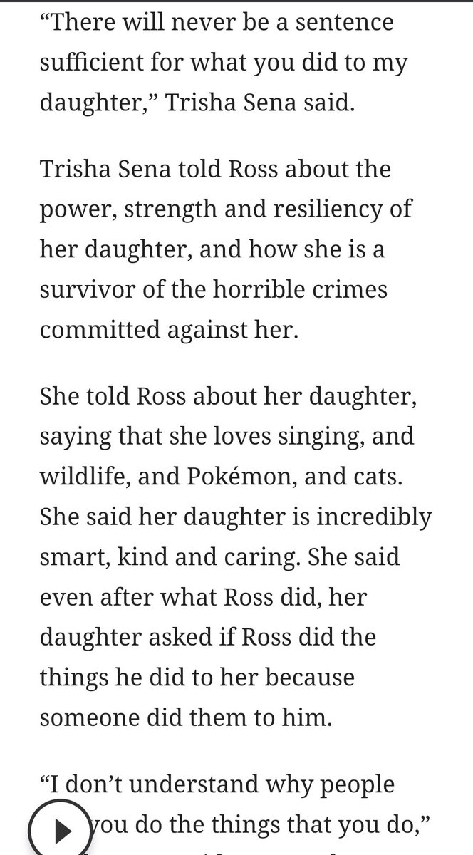 PhD_OnTheCouch's tweet photo. ππ½ππ½ππ½ππ½ππΌ
She sure is! Read below!
#CraigRossJr #BallstonSpa sentenced to 47 years to life
THE CHILD, her mother/father & uncle were among those who gave a victims' impact statements in court
Mom asked for public not refer to her daughter as a victim, but as a survivor https://t.co/lNWJVUtL6P