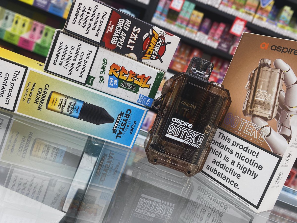 Weekly deal in store now you get the Gotek x and any 3 Nic salts for only £25 perfect disposable replacements 
#vape #vapers #vapelife #ecig #vapeporn #quitsmoking #smokefree #flavours #ivapelounge #eccles #ecclesvape #manchester #trend #vaporesso #geekvape #OXVA #uwell #Voopoo