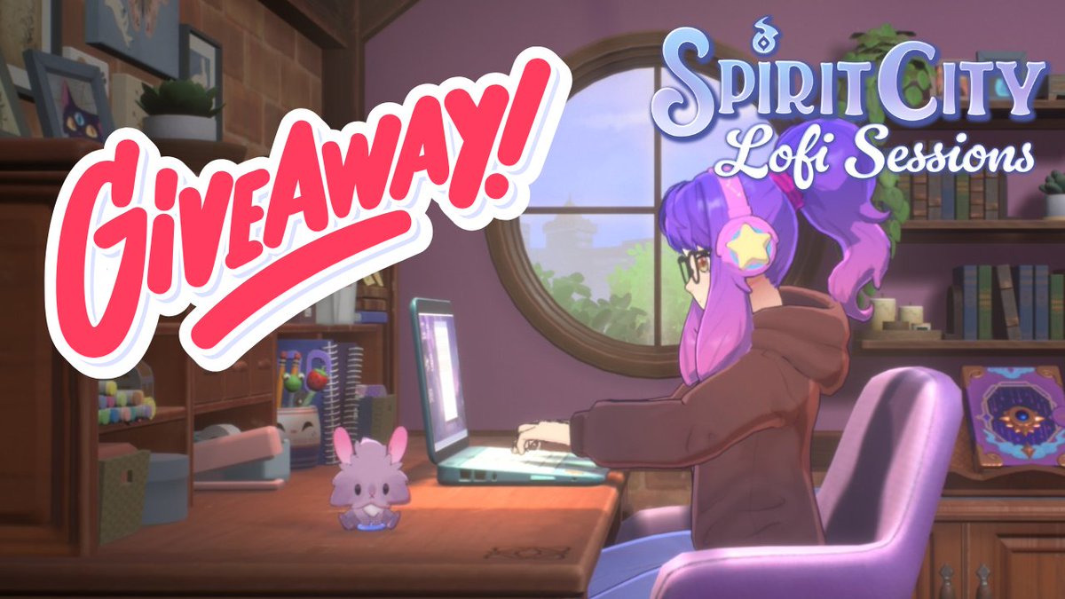 I am giving away 2 copies of Spirit City Lofi Sessions! 💜💜
To enter: 
- Tag a friend you'd like to give a copy to! (you'll get one; they'll get one!)
- Tell me what you'd use this amazing tool for!💜
- Follow me; <a href="/NessieVT/">Nessie🚀🐶 rebrand 🔜SEPTEMBER 5TH</a> and <a href="/SpiritCityLofi/">Spirit City: Lofi Sessions - PC/MacOS</a> 
- Retweet the post! (NO QRTS)