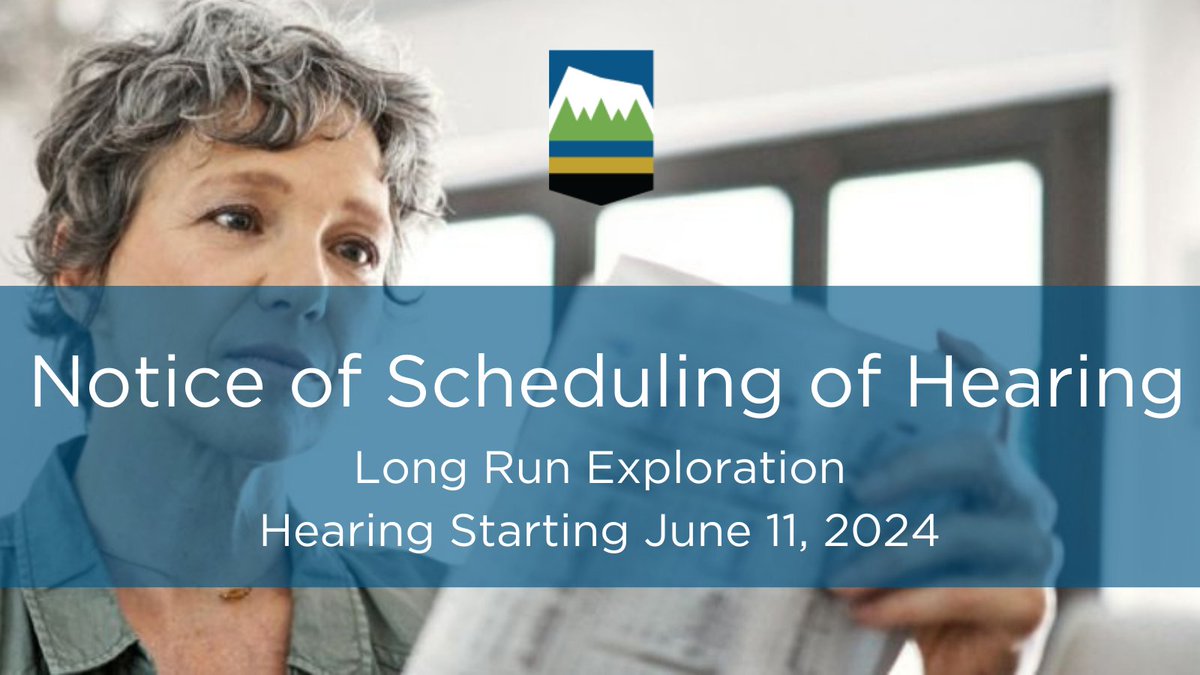 We have scheduled a hearing regarding Long Run Exploration’s regulatory appeal of the AER’s decision to issue the October 5, 2022 – Notice of Security Deposit Owing. See our notice for details: bit.ly/3vWqBah